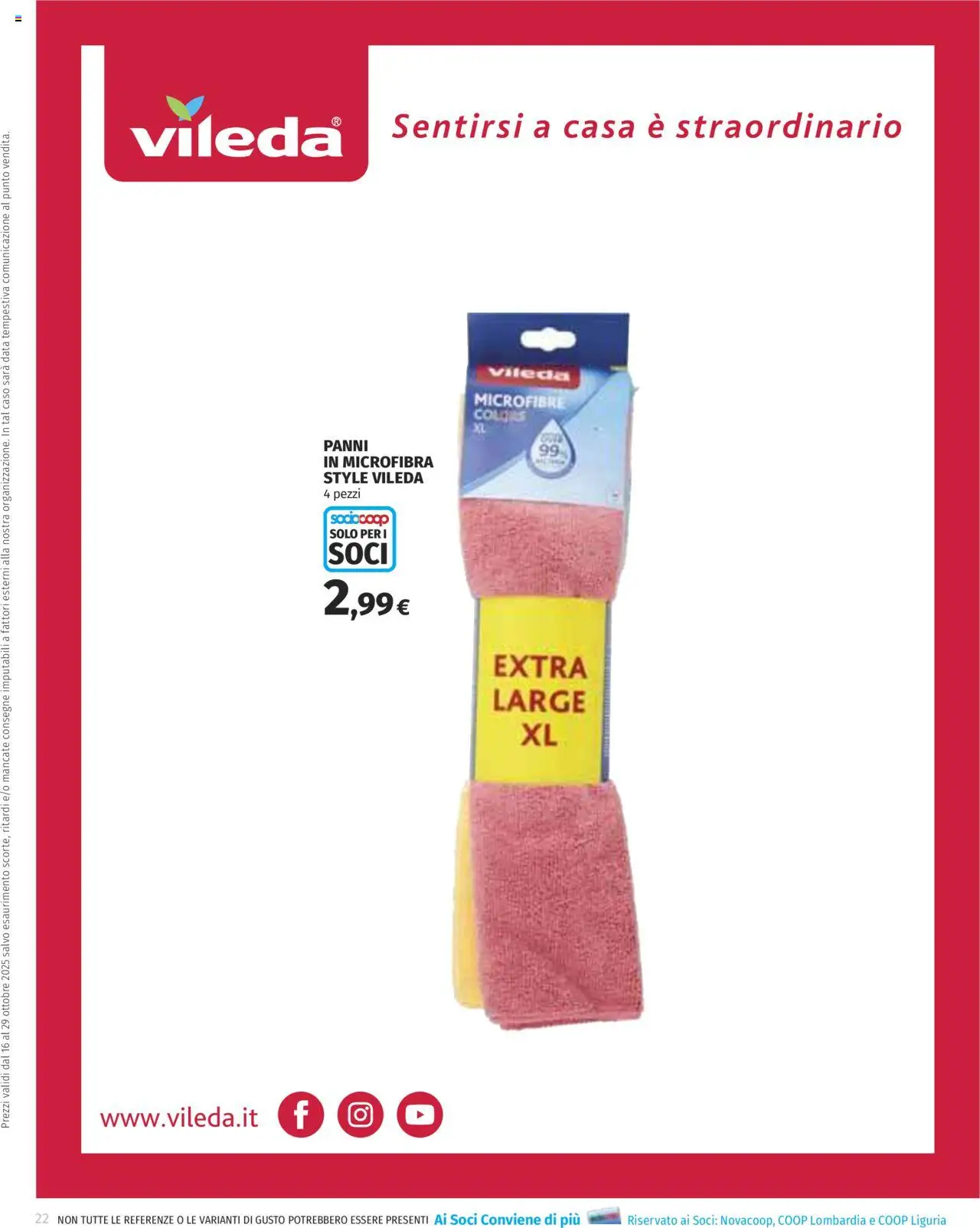 Volantino COOP del 16.10.2025 | Pagina: 22 | Prodotti: Data