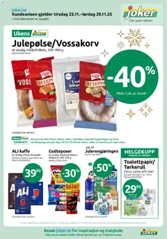 Forhåndsvisning av Joker kundeavis gyldig fra 25.11.2025