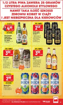 POLOmarket Gazetka od 23.07.2025 | Strona: 53 | Produkty: Limonka, Leżak, Piwo, Piwo kozel