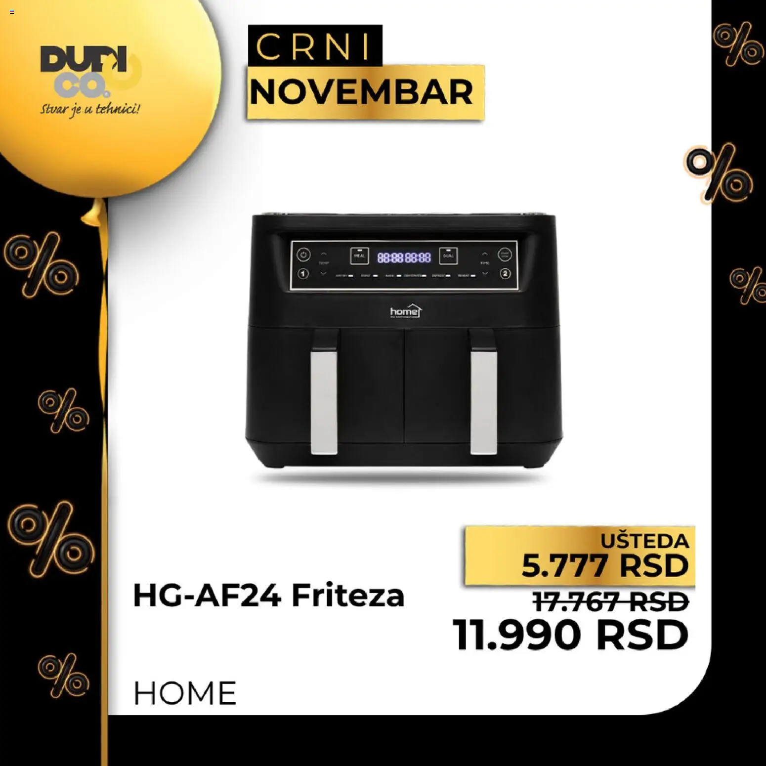 Dudi co. katalog - važi od 10.11.2025 | Strana: 49 | Proizvode: Friteza