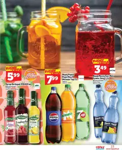 Topaz Gazetka - Express od 18.09.2025 | Strona: 23 | Produkty: Cytryna, Mango, Syrop, Pepsi