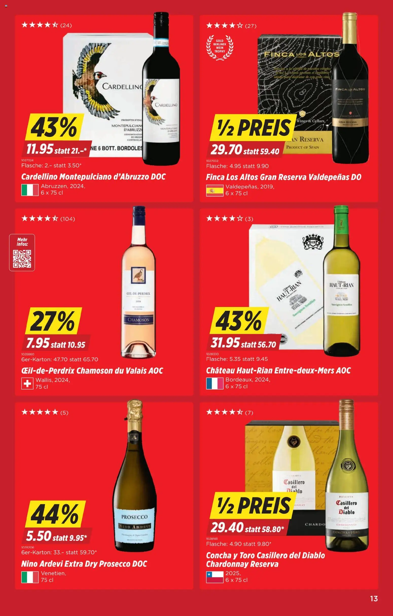 Denner Aktionen – gültig ab 06.01.2026 | Seite: 13 | Produkte: Wein