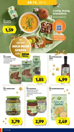 Hofer - Black Friday ab 28.11.2025 gültig | Seite: 18 | Produkte: Zucker, Äpfel, Tomaten