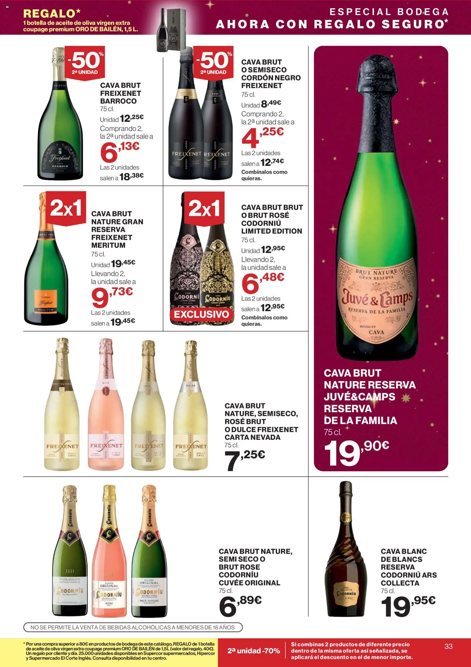 Supercor Canarias │ válido desde el 18.12.2025 | Página: 33 | Productos: Aceite, Aceite de oliva, Aceite de oliva virgen extra