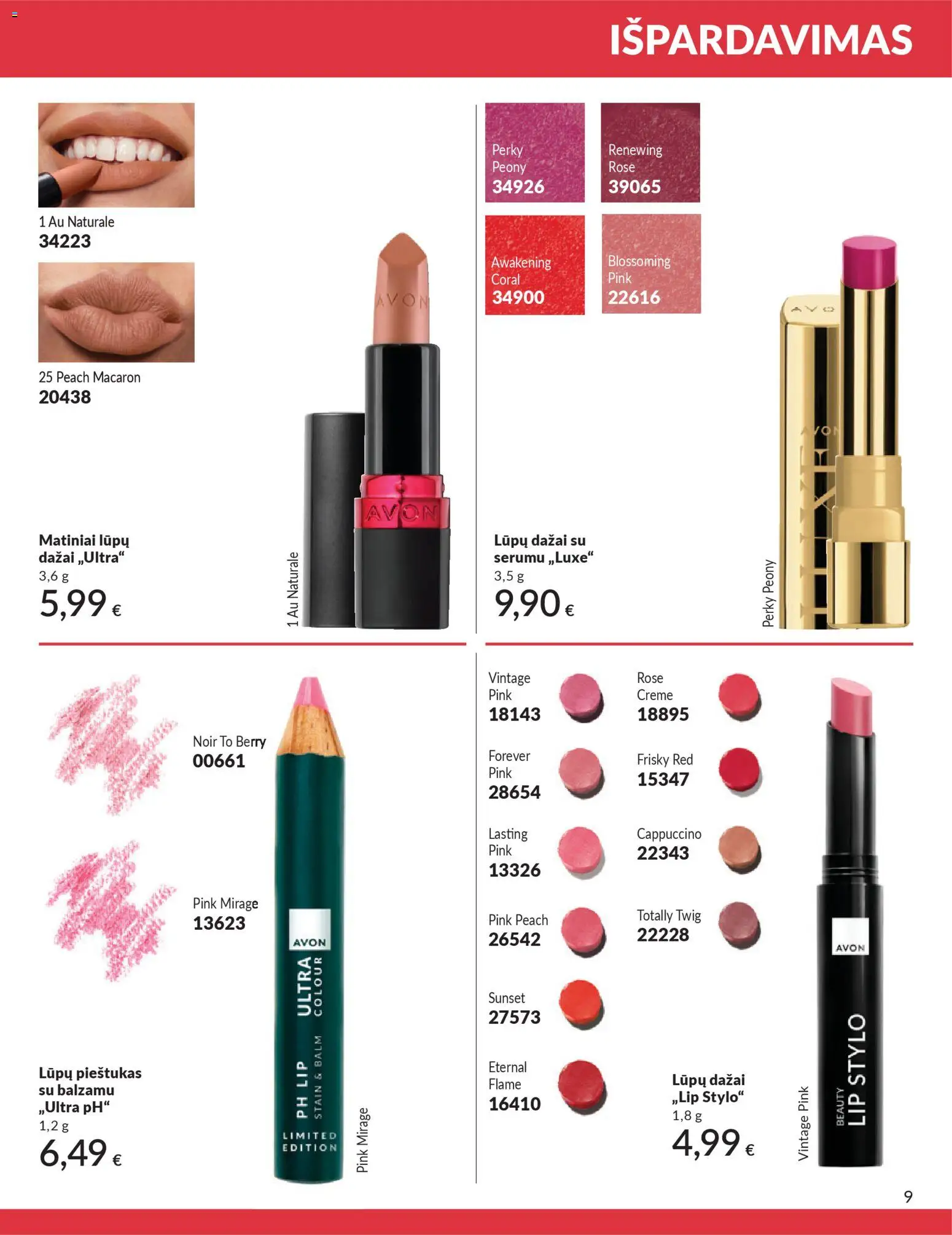 AVON akcijos nuo 01.02.2026 | Puslapis: 9