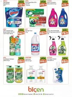 29.01.2026 tarihinden itibaren geçerli olan Biçen Market kataloğu önizlemesi | Sayfa: 4 | Ürünler: Raf, Sabun, Yumuşatıcı, Yağ çözücü