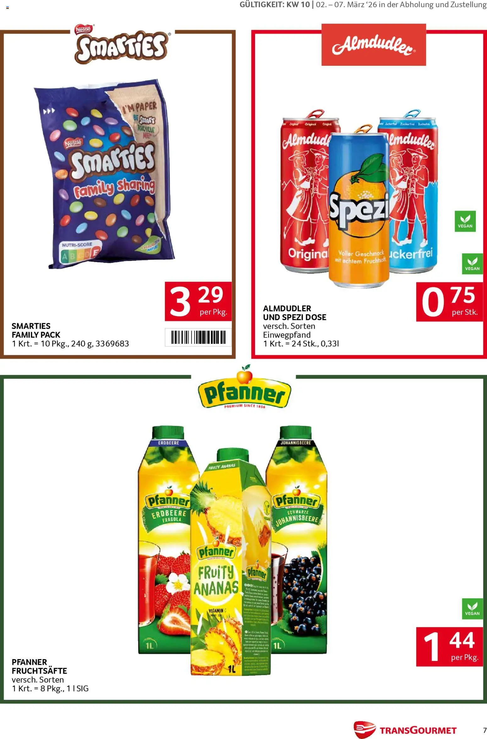 Transgourmet Markenfestwoche gültig ab 02.03.2026 | Seite: 7 | Produkte: Ananas