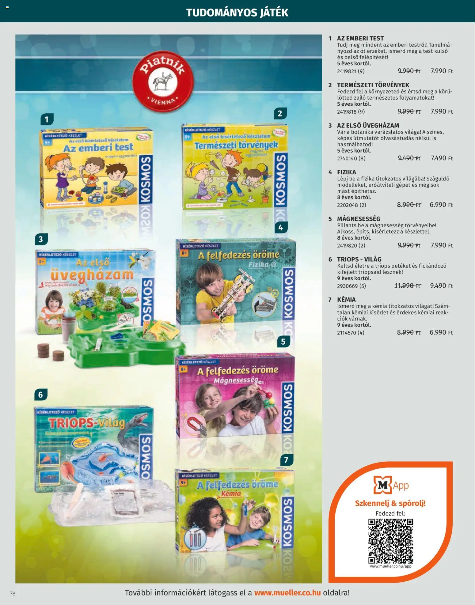 Müller akciós ujság - amely érvényes a következő dátumtól: 27.10.2025 | Oldal: 78 | Termékek: Játék