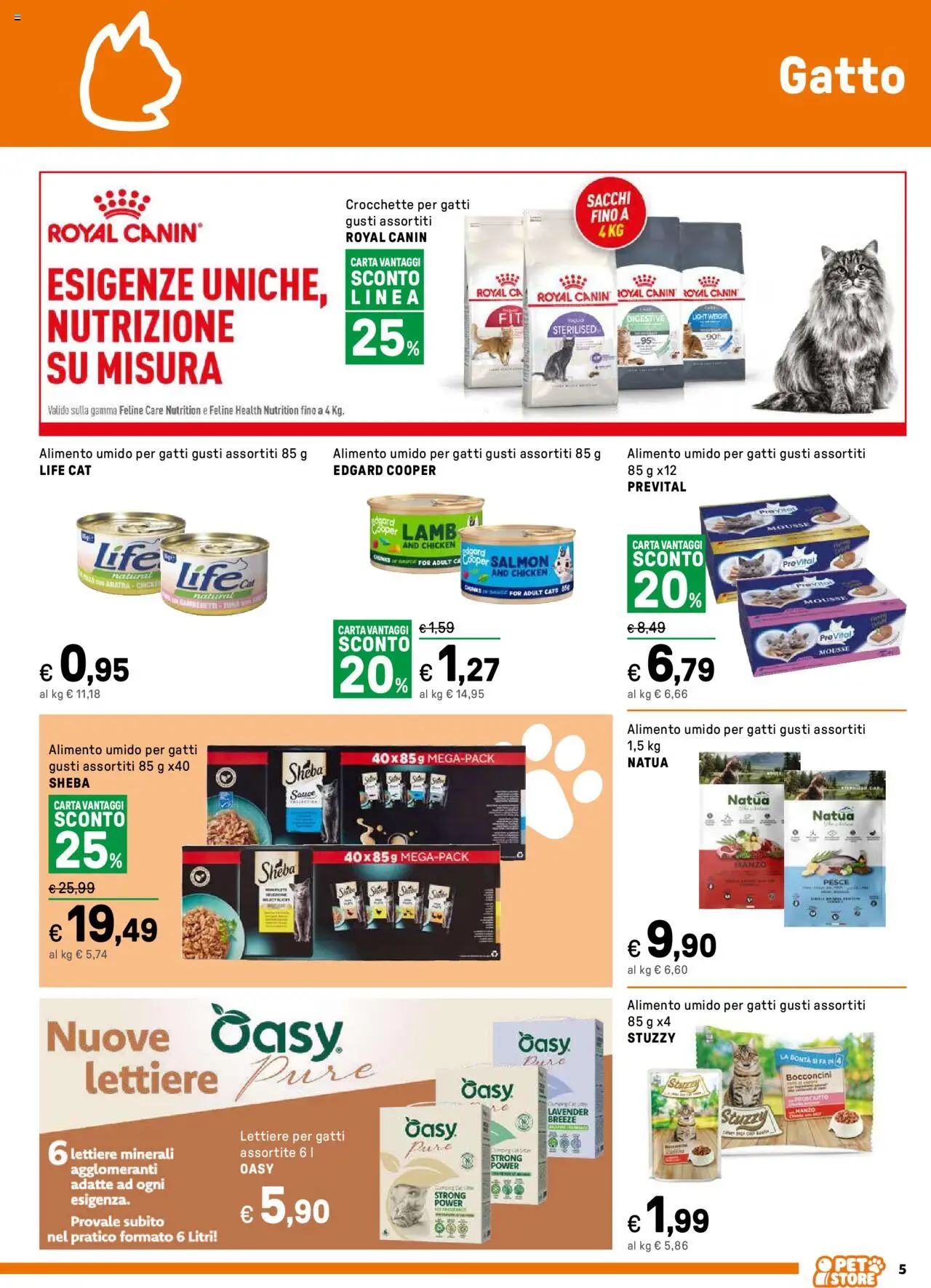 Volantino Iper del 06.10.2025 | Pagina: 5 | Prodotti: Pesce, Manzo, Gin, Crocchette