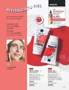 SKIN REVITALISE SÉRUM + CREMA - REVITALIZANTE, ligero como un sérum, reafirmante como una crema tu elección para: una piel de aspecto joven y saludable e hidratada │ válido desde el 01.09.2025 | Página: 131 | Productos: Sérum, Crema, Body