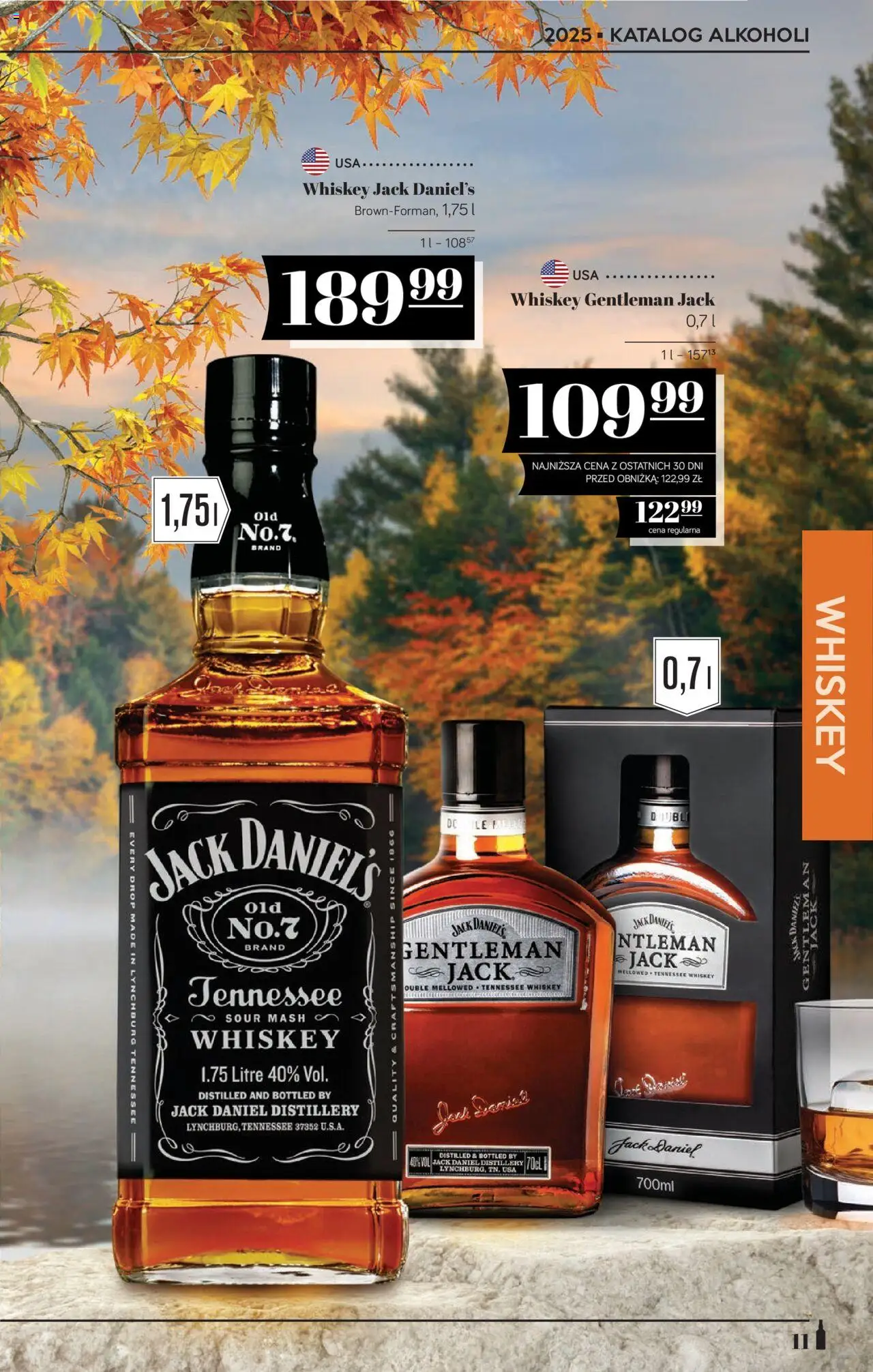POLOmarket Katalog - Alkoholi od 26.09.2025 | Strona: 11 | Produkty: Gentleman Jack, Jack Daniel's