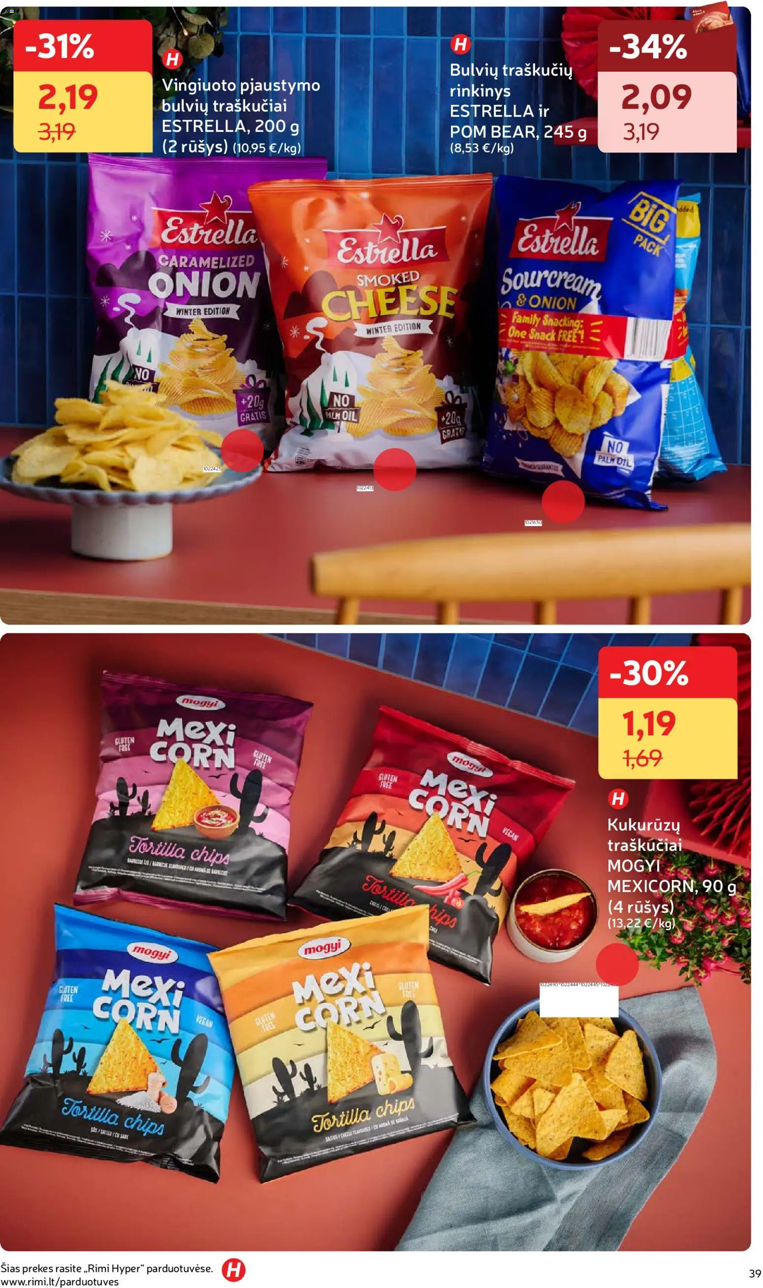 Rimi akcijos nuo 02.12.2025 | Puslapis: 39 | Prekių: Traškučiai