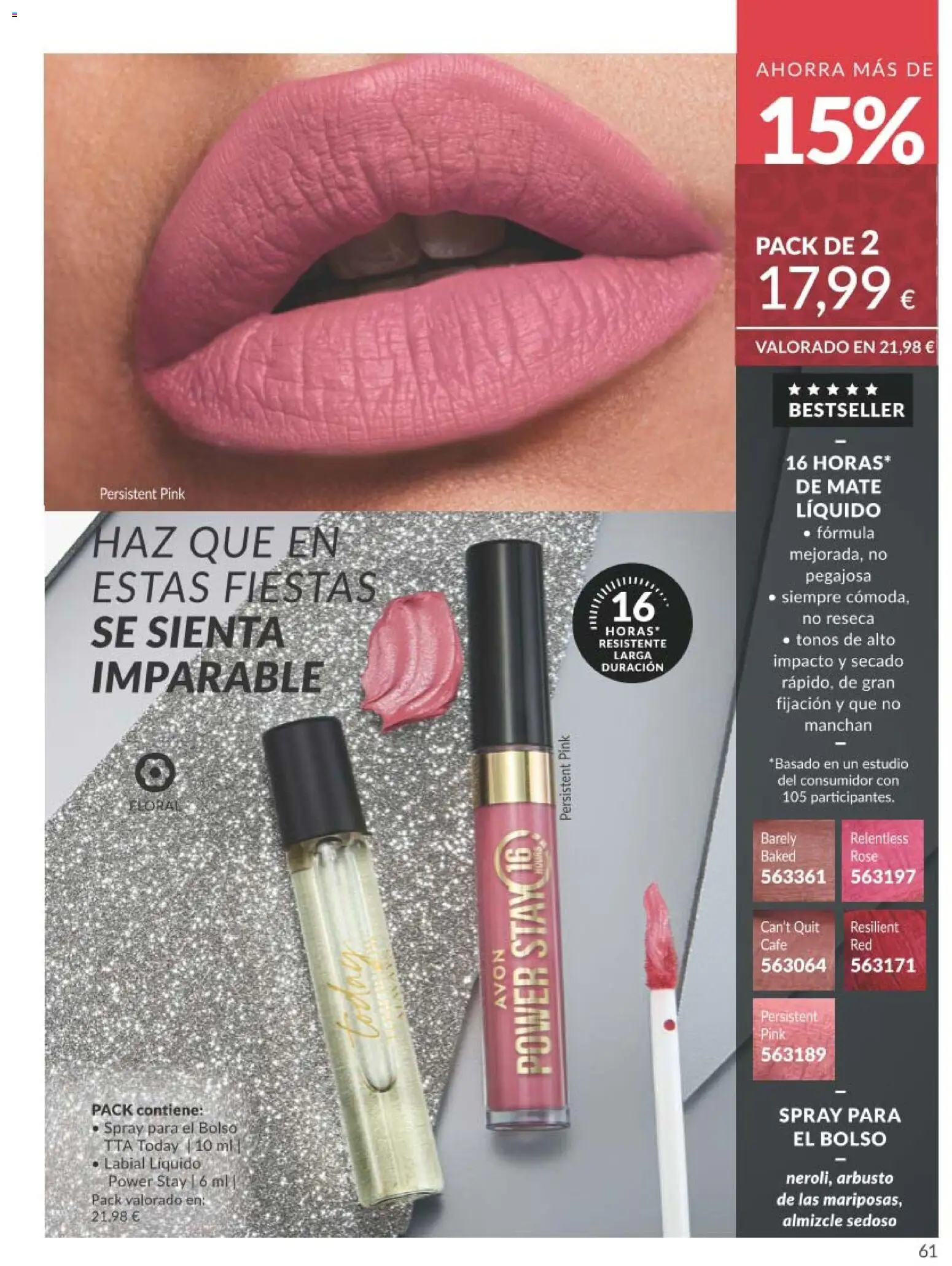 Catálogo AVON campaña 11 Black Friday │ válido desde el 01.11.2025 | Página: 61 | Productos: Perfume, Café, Bolso