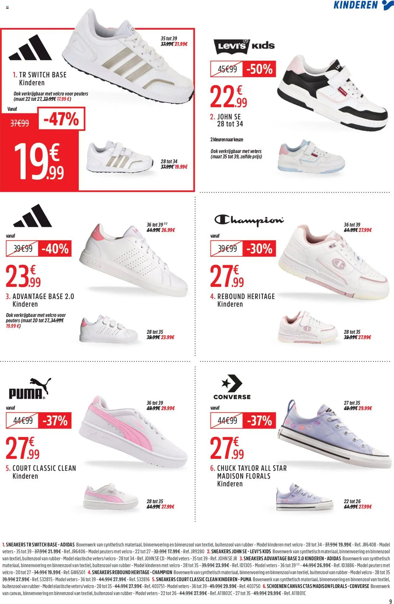  | Pagina: 9 | Producten: Sneakers, Schoenen, Canvas