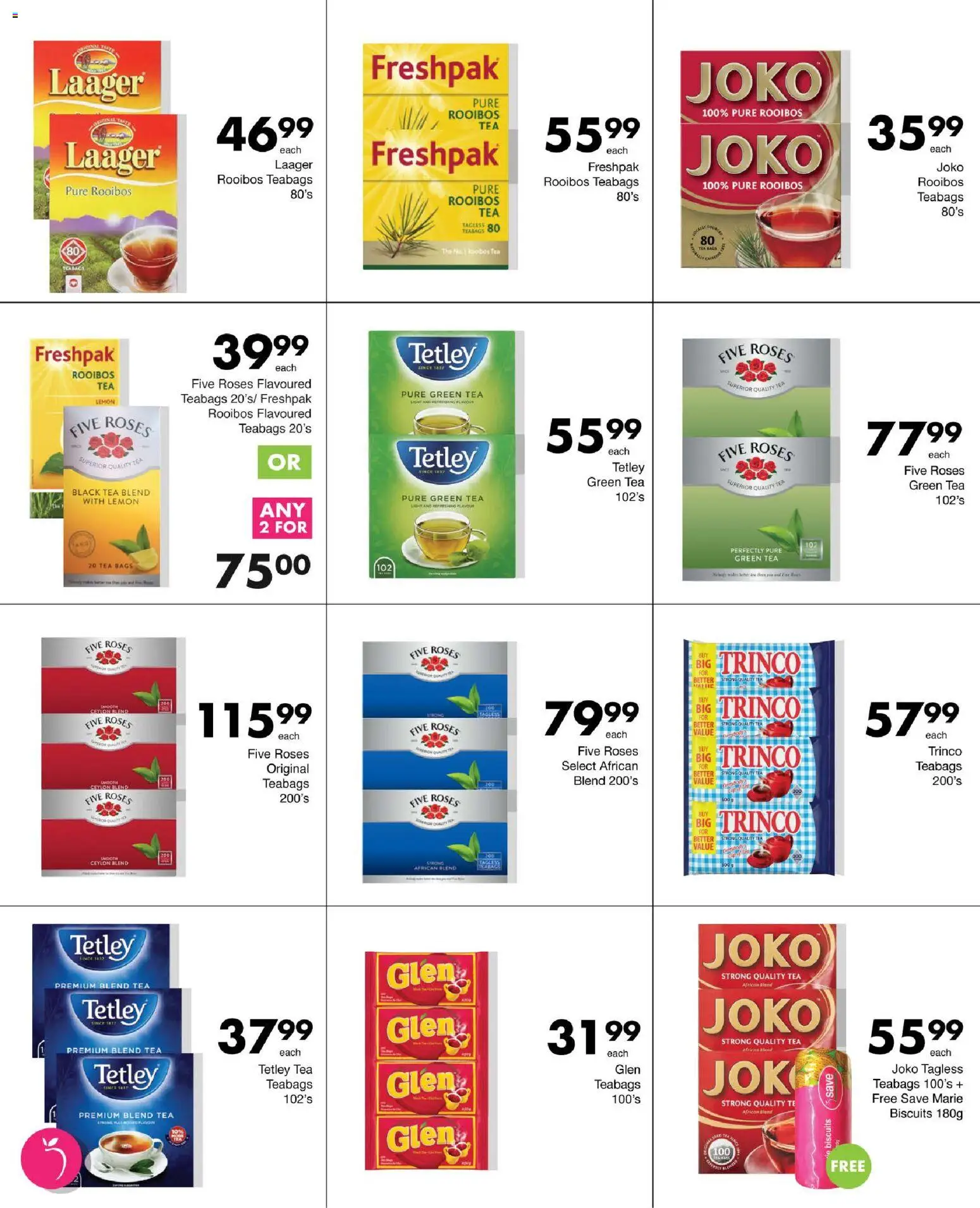 New Save catalogue – valid from 15.04.2026 | Page: 34 | Products: Biscuits, Tea, Lemon