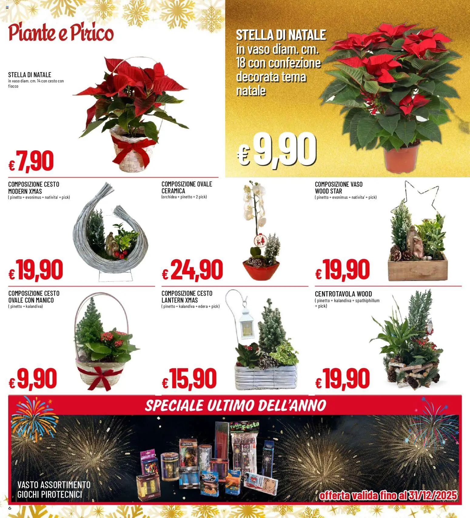 Volantino Famila del 15.12.2025 | Pagina: 6 | Prodotti: Orchidea, Vaso