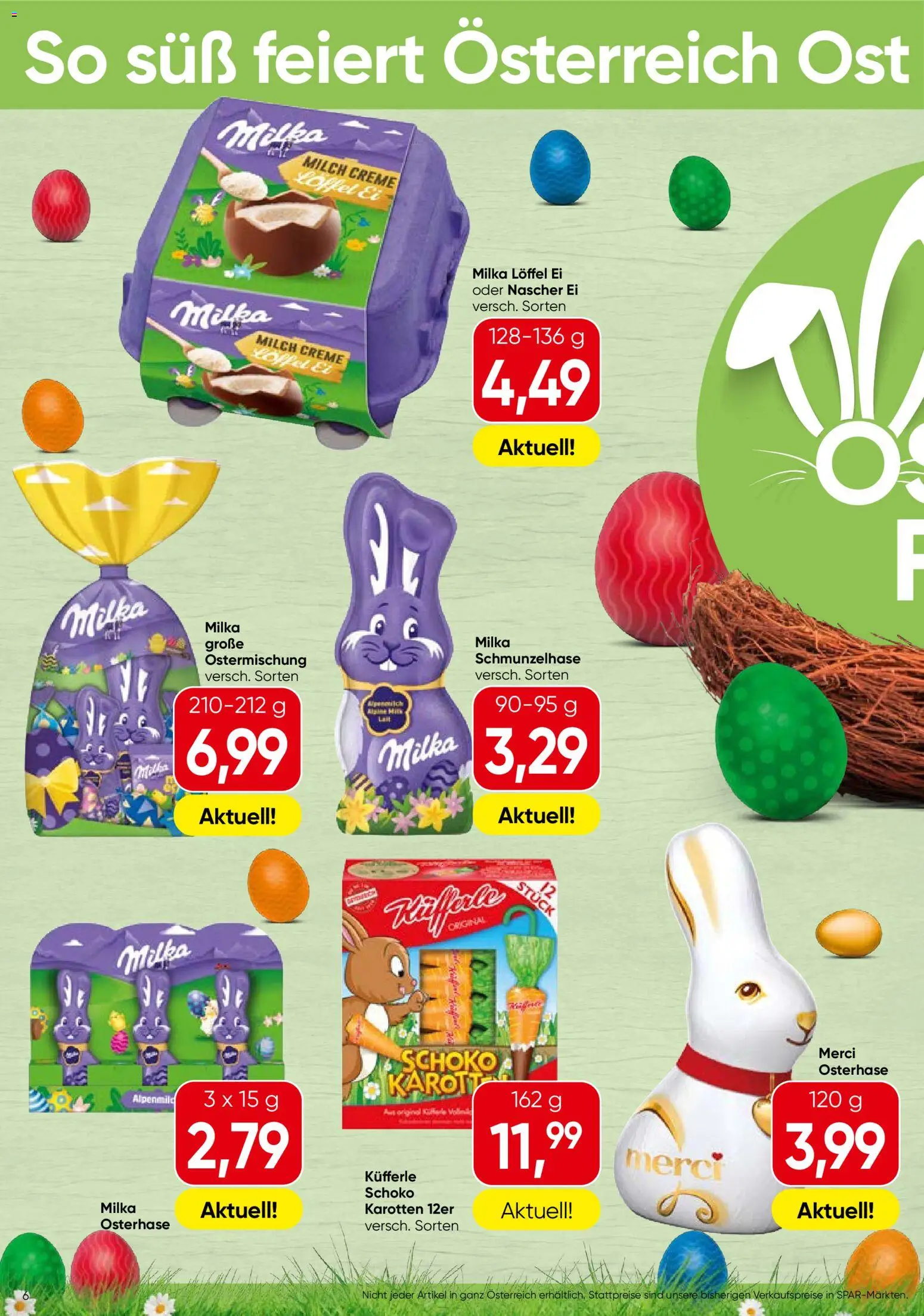 Spar Flugblatt - Burgenland gültig ab 12.03.2026 | Seite: 6 | Produkte: Milch, Creme
