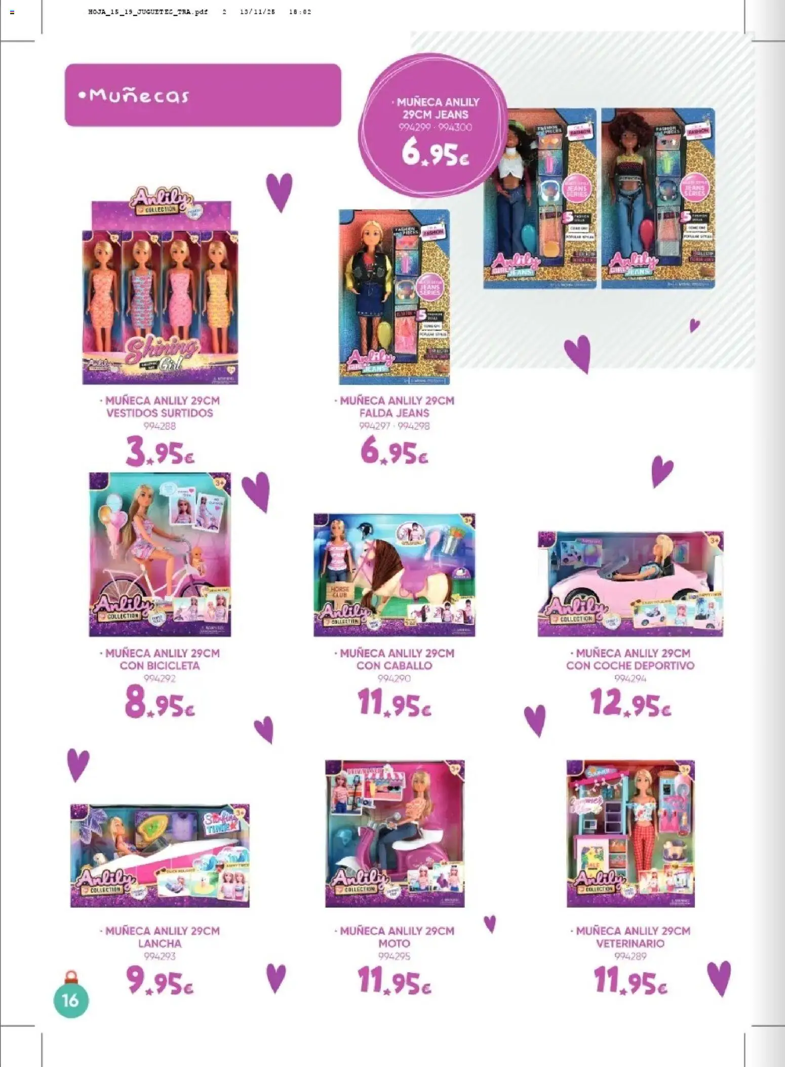 Family Cash folleto │ válido desde el 17.11.2025 | Página: 15 | Productos: Bicicleta, Muñeca