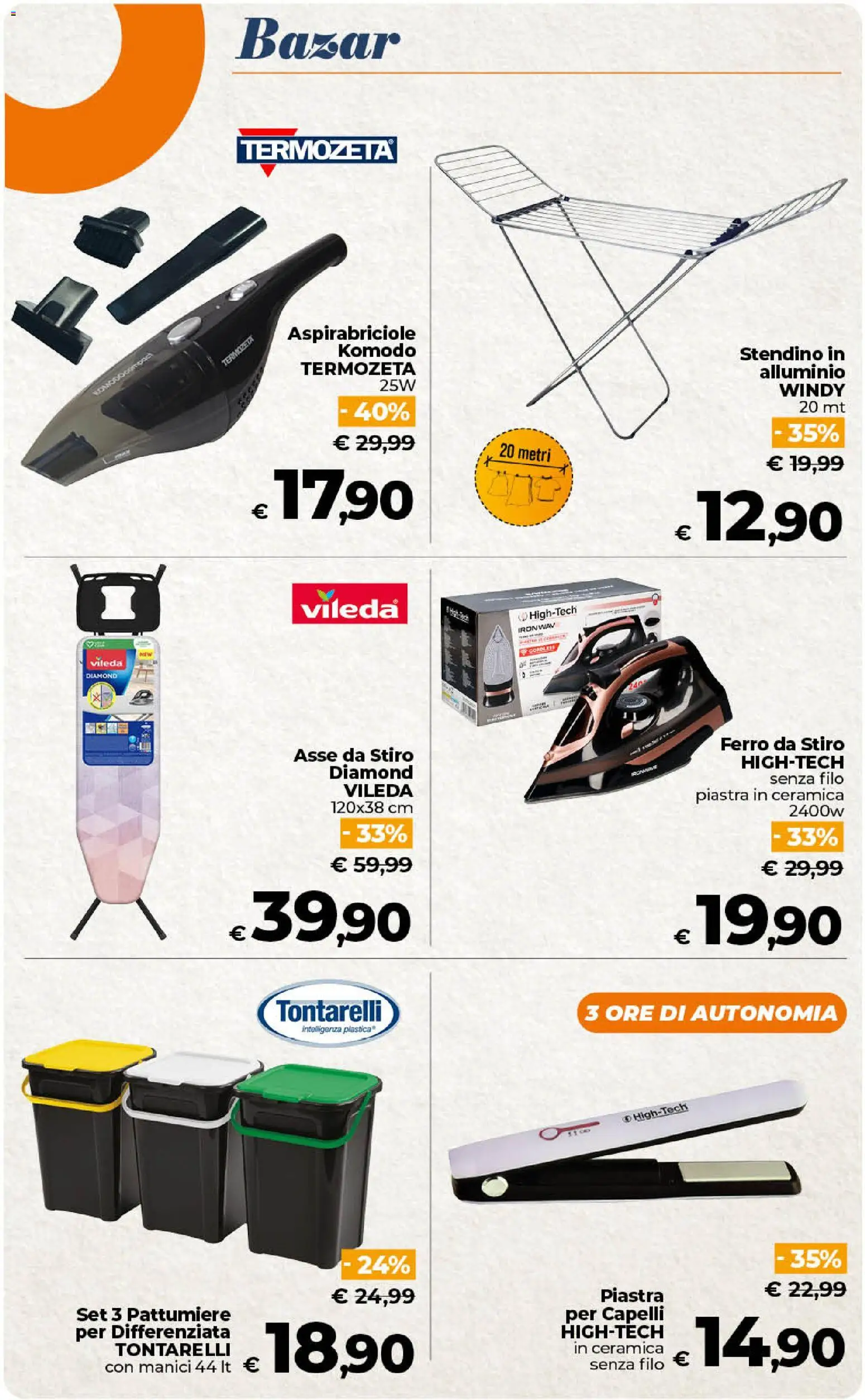 Volantino Ipercoop del 17.04.2026 | Pagina: 53 | Prodotti: Stendino, Alluminio, Ferro da stiro