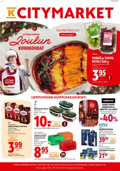 K-Citymarket-mainoslehti voimassa 18.12.2025 alkaen
