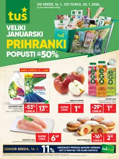Tuš katalog akcije – veljaven od 14.01.2026