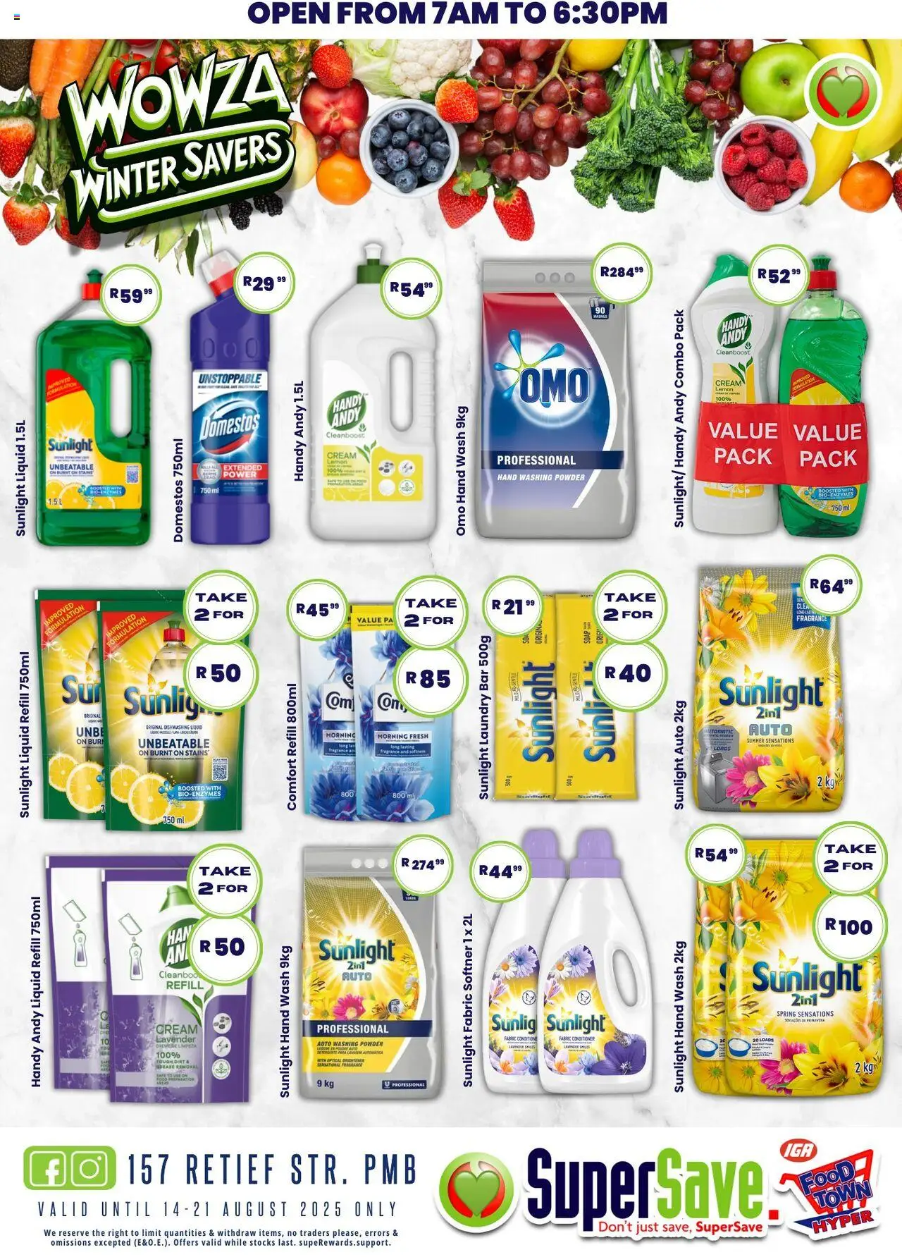 Super Save Specials │ valid from 14.08.2025 | Page: 10 | Products: Softner, Powder, Conditioner, Washing powder
