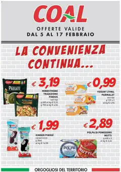 Anteprima del volantino Coal La Convenienza Continua catalogo valido a partire dal 05.02.2026