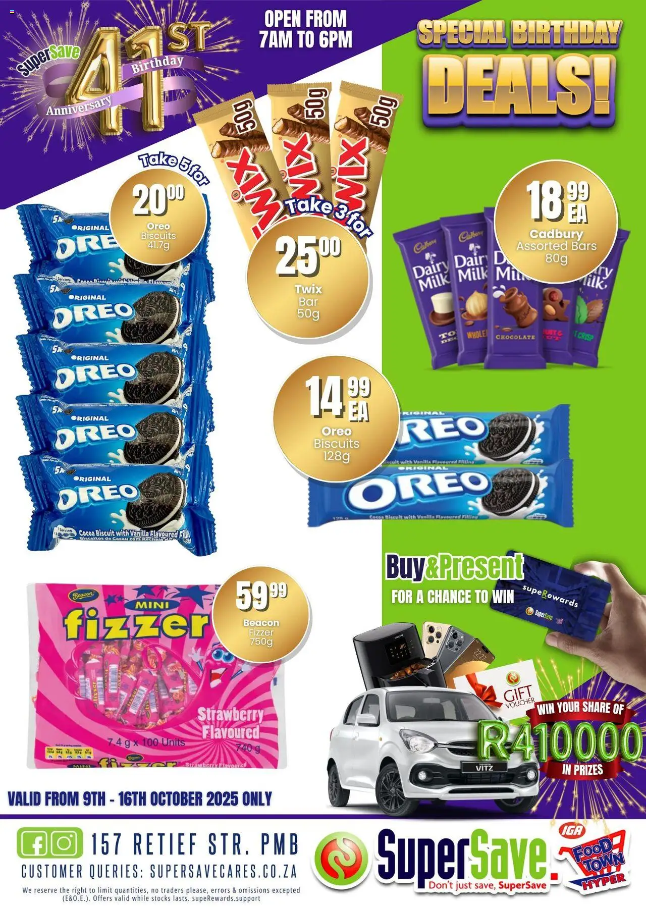 New Super Save catalogue – valid from 09.10.2025 | Page: 58 | Products: Milk, Biscuits, Chocolate
