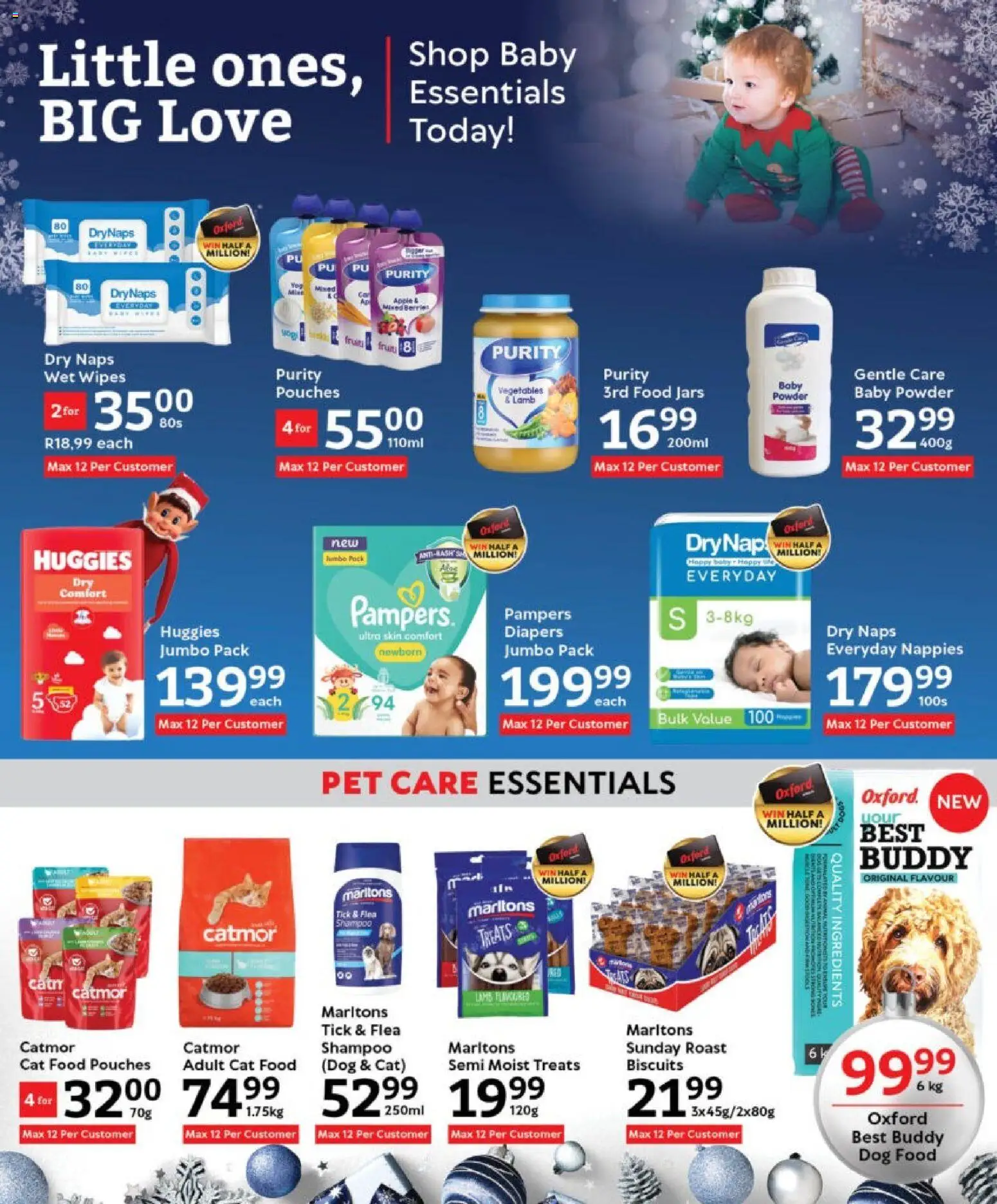 New Oxford Freshmarket catalogue – valid from 03.12.2025 | Page: 19 | Products: Vegetables, Nappies, Cat food, Dog food
