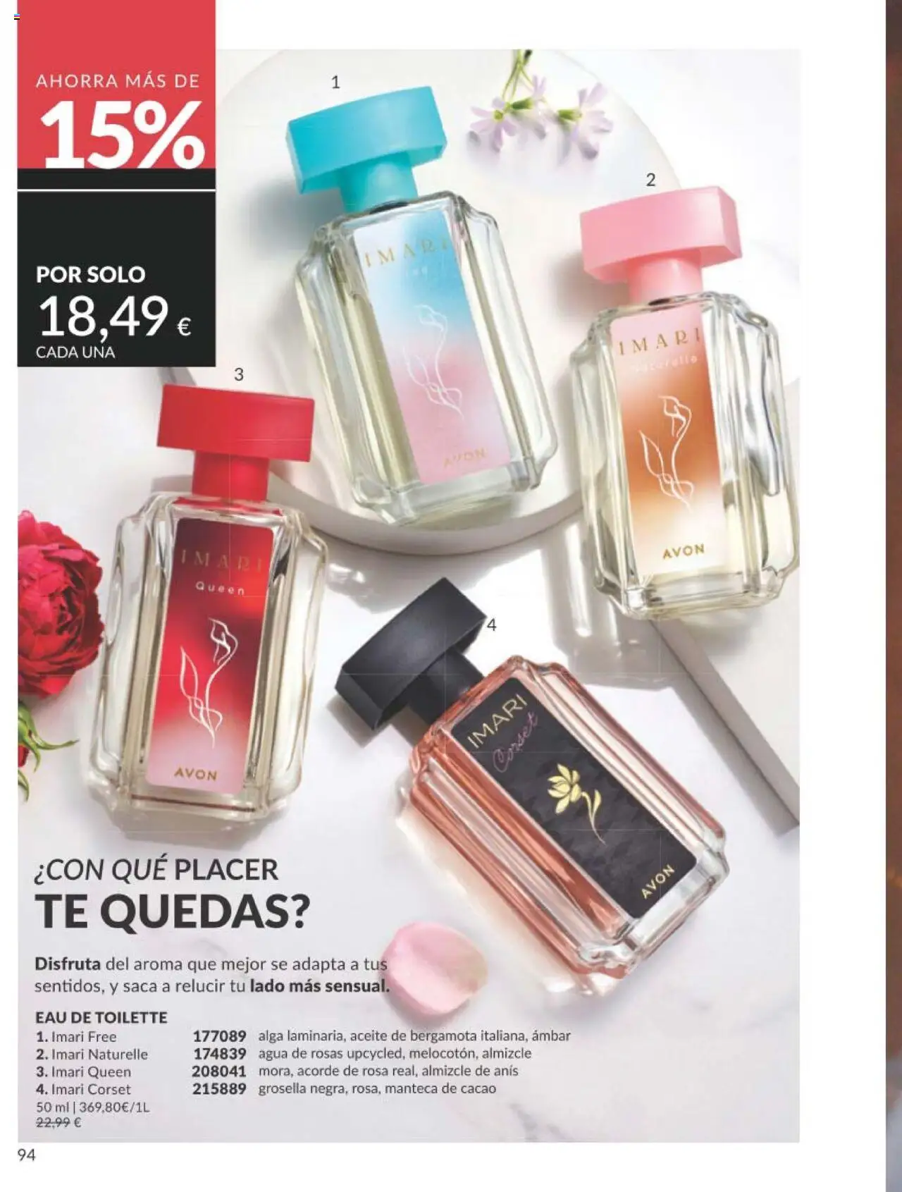 Catálogo AVON campaña 7 │ válido desde el 01.07.2025 | Página: 94 | Productos: Eau de toilette, Manteca, Aceite, Φρυγανιές σικάλεως