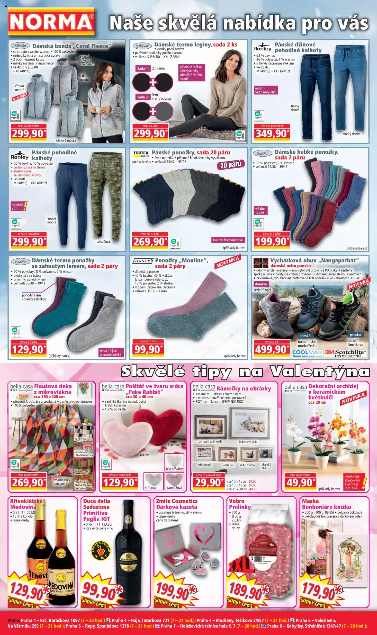 Norma leták od 01.02.2026 | Strana: 2 | Produkty: Orchidej, Ponožky, Víno, Knížka