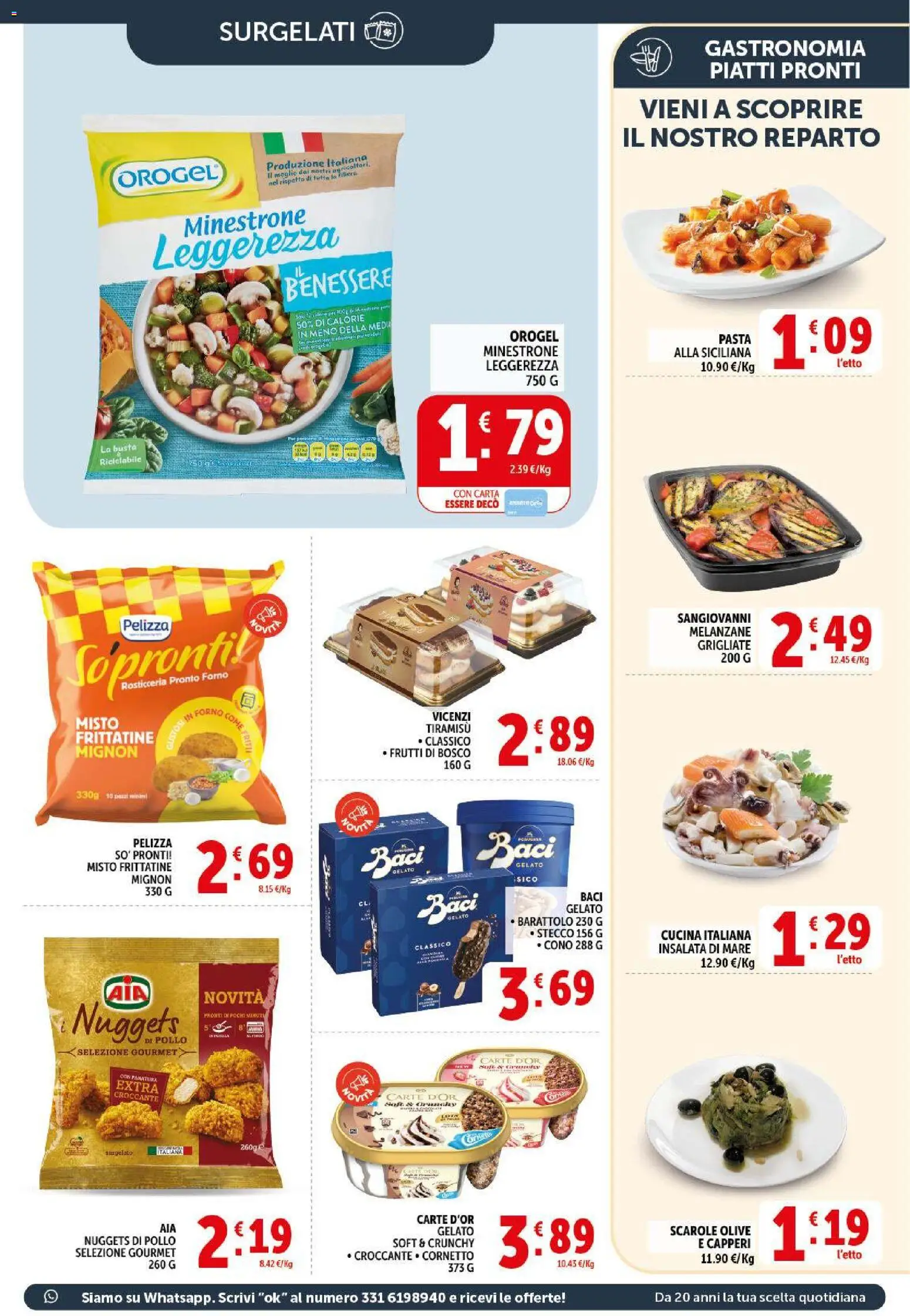 Volantino Decò del 17.03.2026 | Pagina: 17 | Prodotti: Cornetto, Gelato, Nuggets, Olive