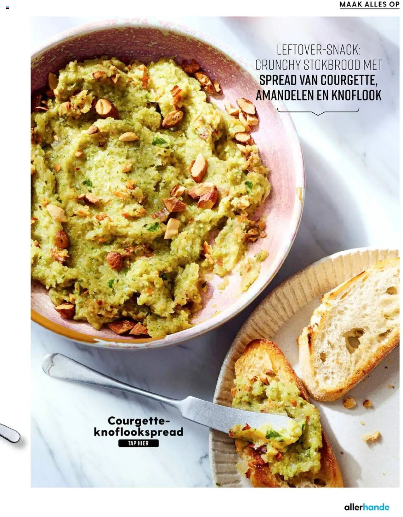  | Pagina: 109 | Producten: Courgette, Stokbrood, Knoflook