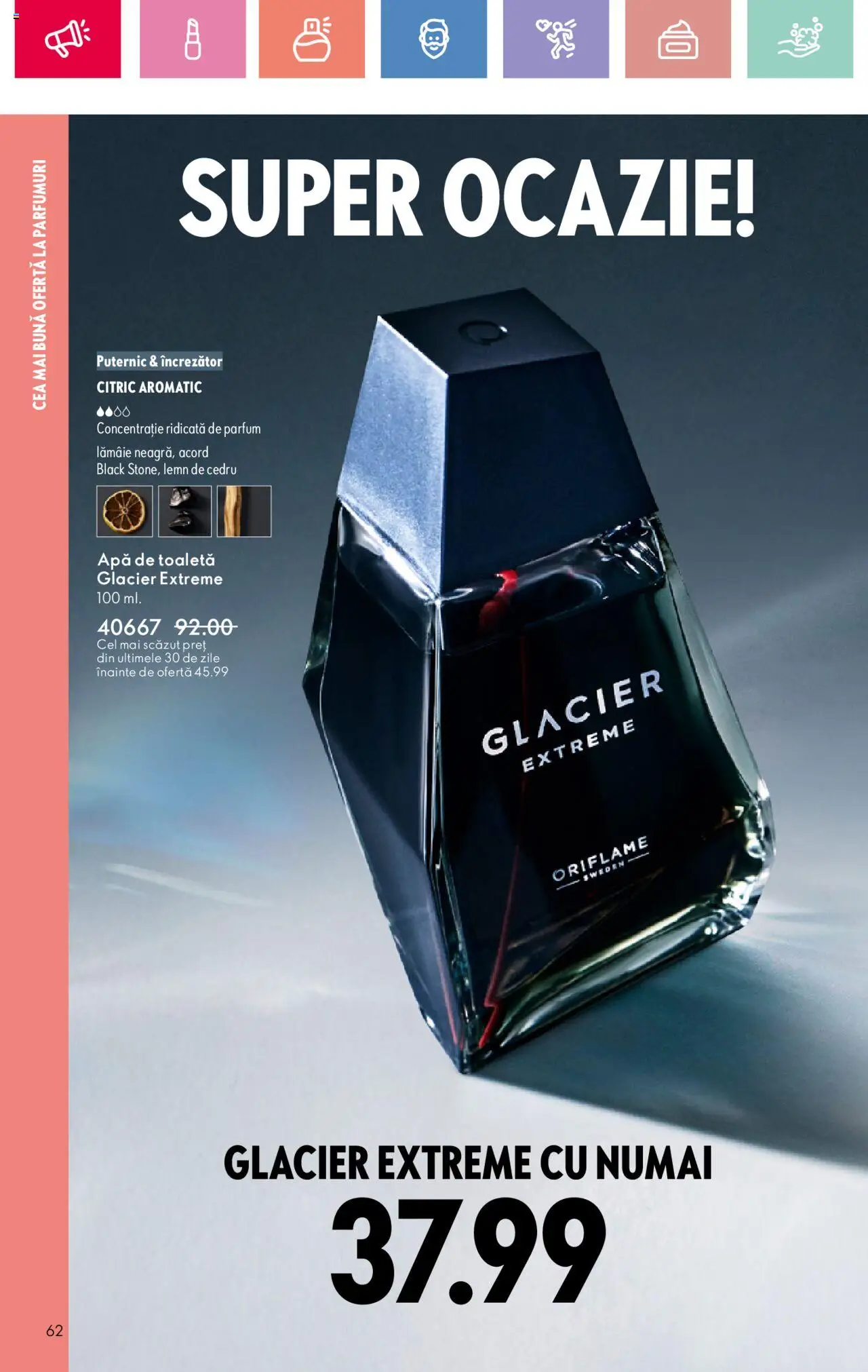 Oriflame catalog 11 2025 – valabil de la 27.07.2025 | Pagină: 62 | Produse: Parfum, Apă de toaletă, Apă, Lămâie