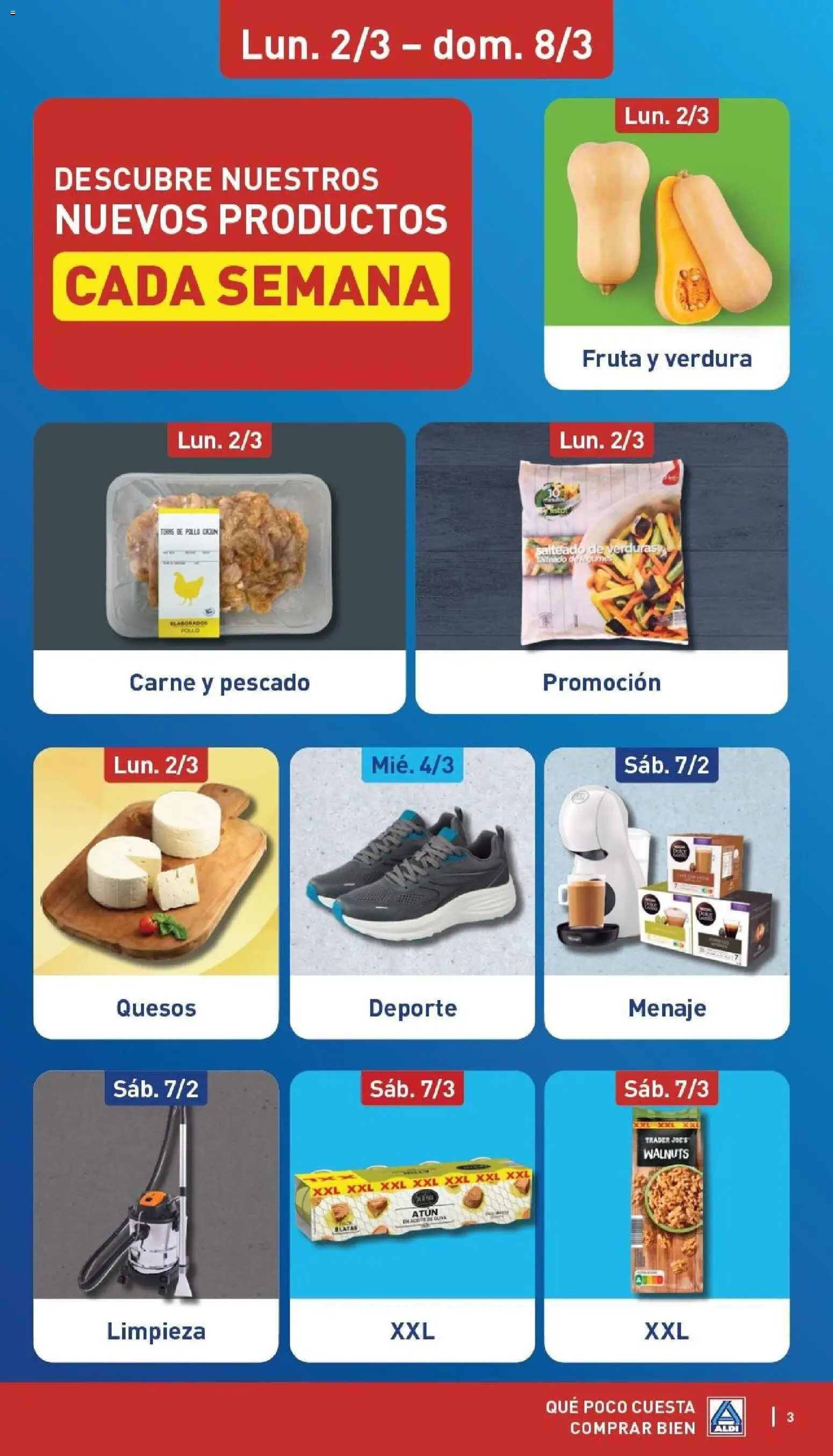 Aldi folleto Canarias │ válido desde el 02.03.2026 | Página: 3 | Productos: Aceite, Pescado, Aceite de oliva