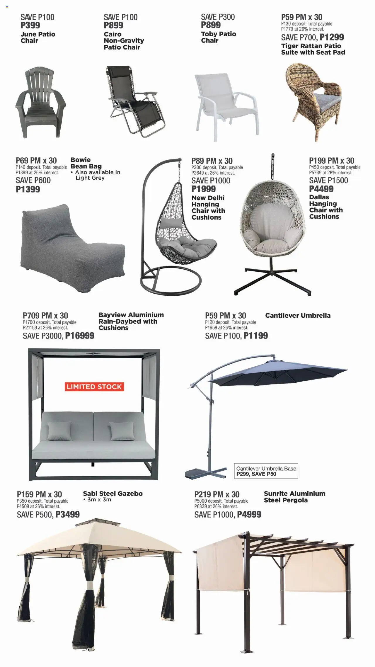 House and Home - Botswana Catalogue │ valid from 09.06.2025 | Page: 14 | Products: Umbrella, Bag, Light, Stock