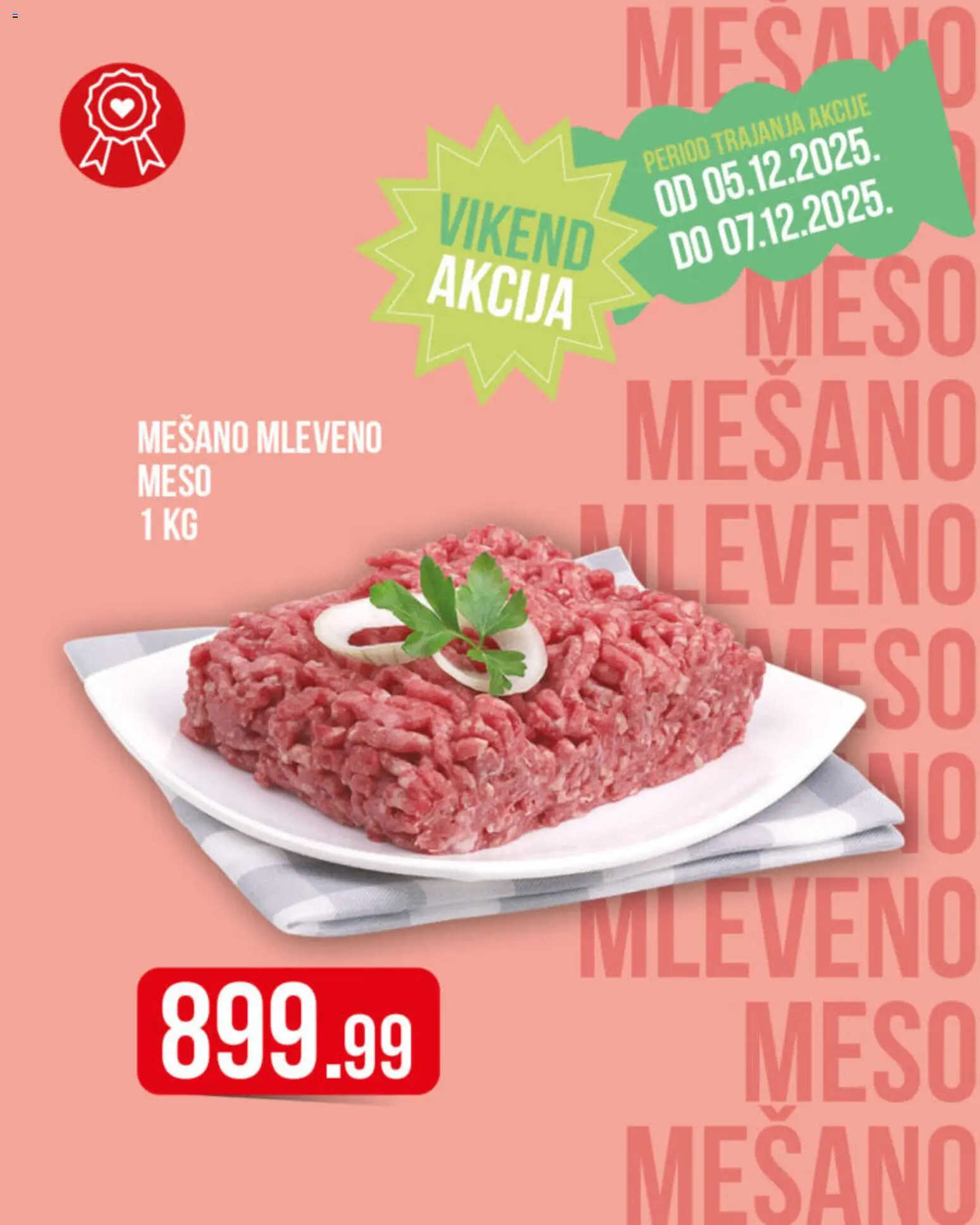 Metalac Proleter katalog - važi od 05.12.2025 | Strana: 2 | Proizvode: Mleveno meso