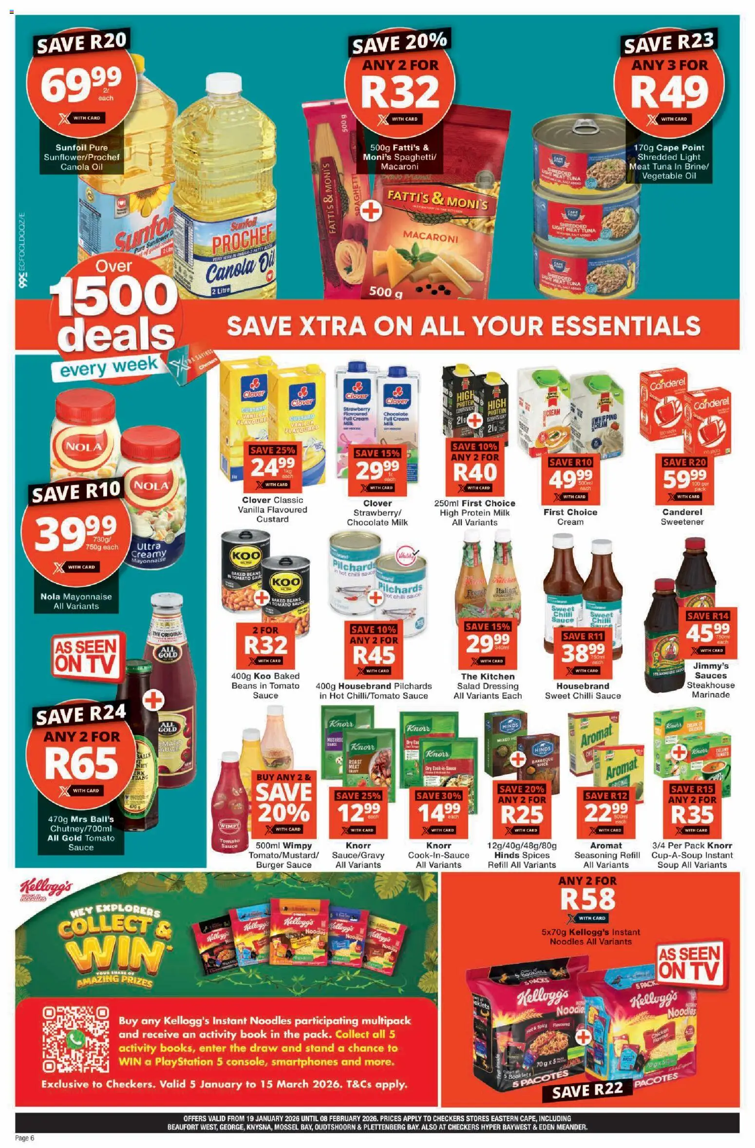 New Checkers catalogue – valid from 19.01.2026 | Page: 6 | Products: Light, Dressing, Aromat, Chilli