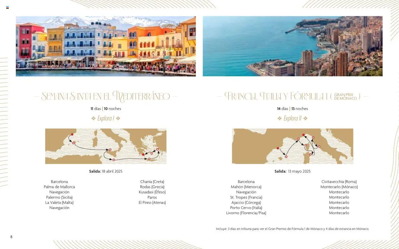 Viajes El Corte Inglés Cruceros de lujo │ válido desde el 01.01.2025 | Página: 9 | Productos: Navegación