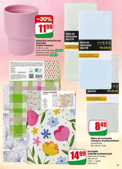 Pogląd oferty "Ścierki kuchenne, 40x60 cm, 3 sztuki" - ważna od 01.04.2026 | Strona: 67 | Produkty: Ścierki kuchenne, Storczyk