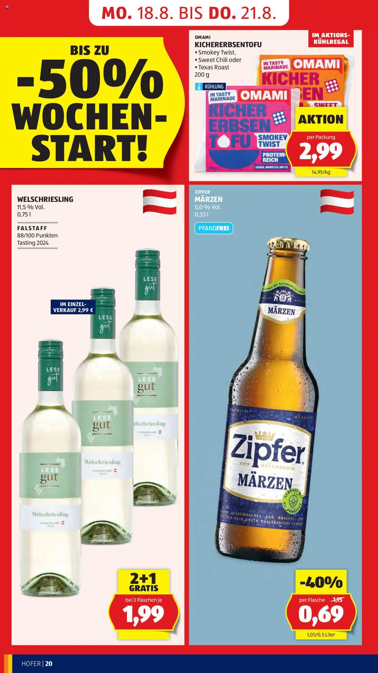 Hofer Flugblatt gültig ab 14.08.2025 | Seite: 22 | Produkte: Chili, Erbsen