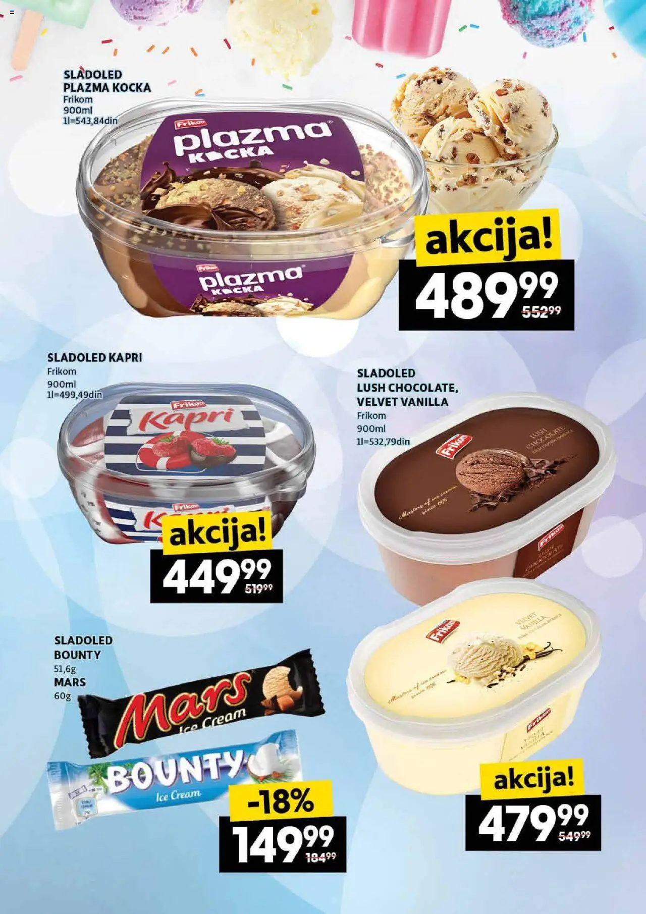 Roda katalog - važi od 14.08.2025 | Strana: 25 | Proizvode: Sladoled, Bounty, Plazma