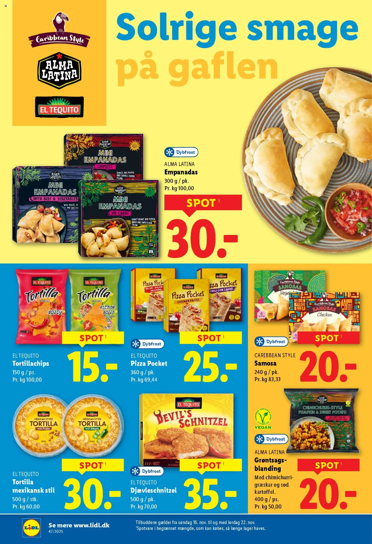 Lidl tilbudsavis – gyldig fra 16.11.2025 | Side: 10 | Produkter: Pizza, Chips, Søm, Tortillachips