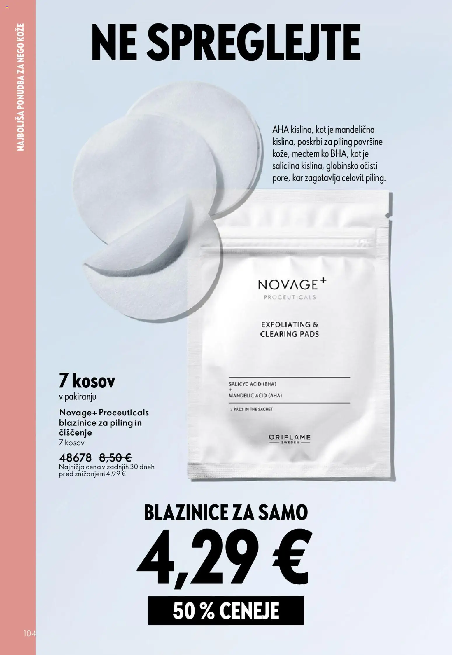 Novi Oriflame katalog ponudbe – veljaven od 22.04.2026 | Stran: 104 | Izdelki: Piling