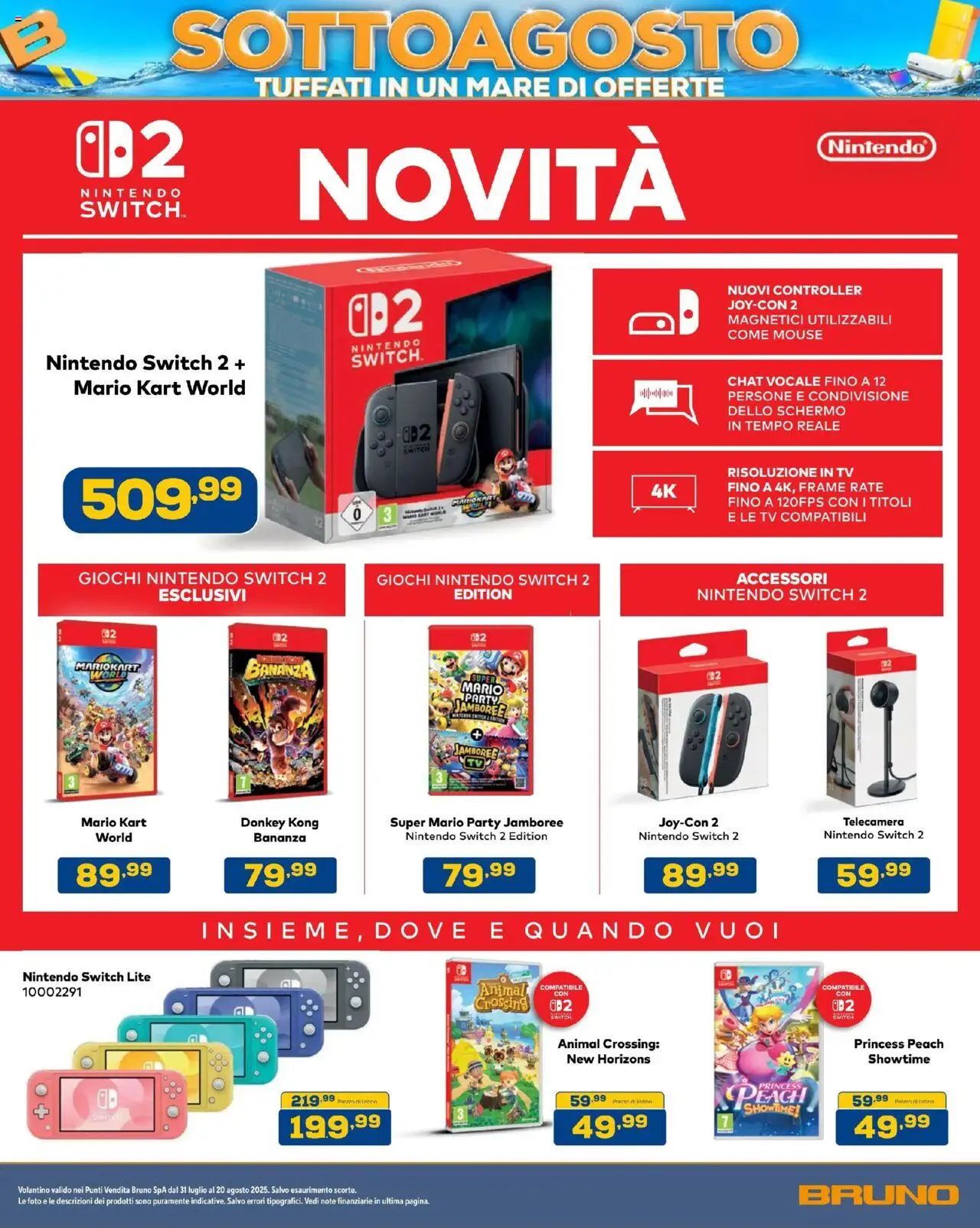 Volantino BRUNO del 31.07.2025 | Pagina: 14 | Prodotti: Schermo, Mouse, TV