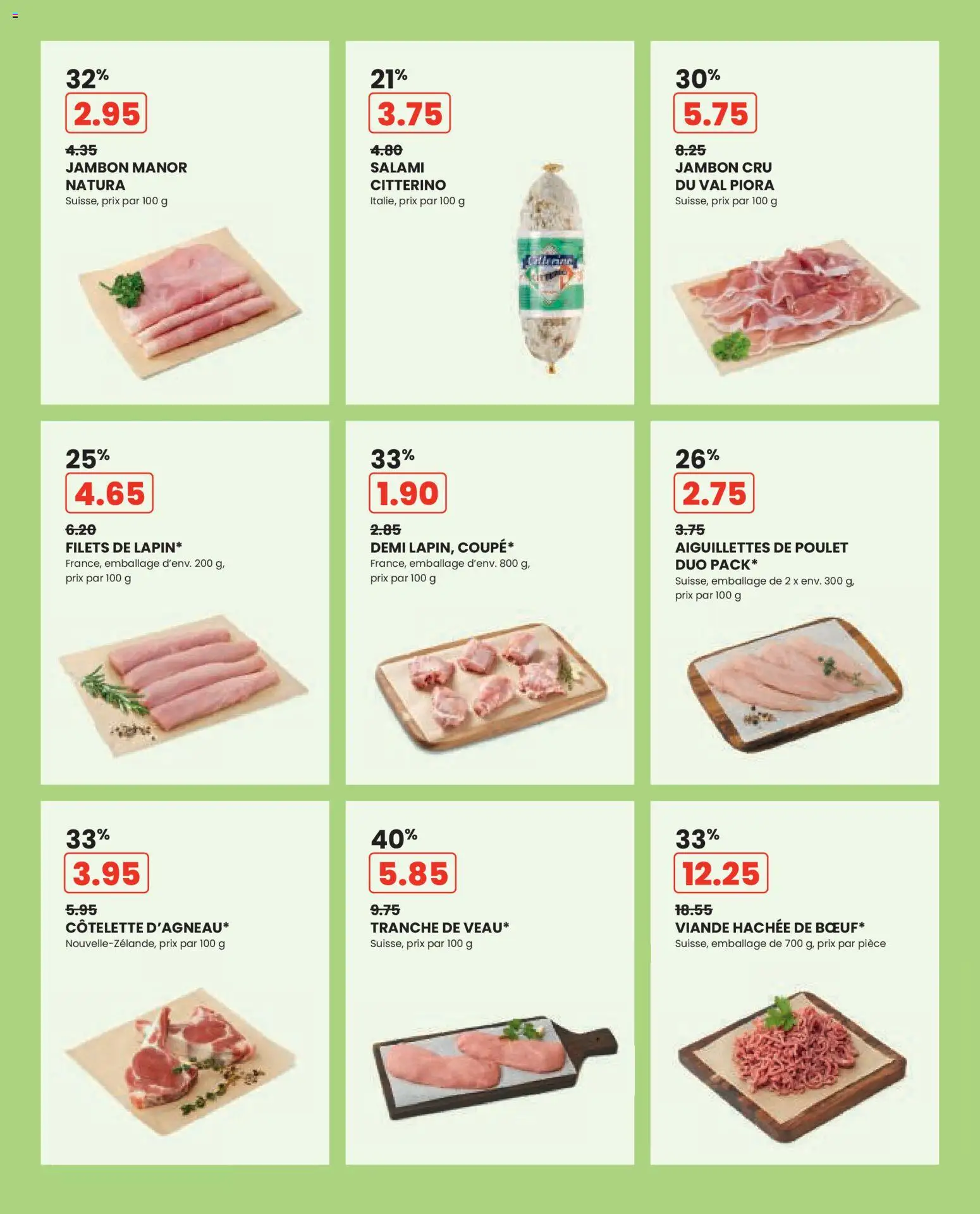 Manor aktionen FR – gültig ab 14.04.2026 | Seite: 3 | Produkte: Salami