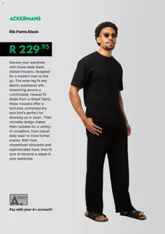 Ackermans specials catalogue – valid from 20.10.2025 | Page: 3 | Products: Pants, Wardrobe, Dressing
