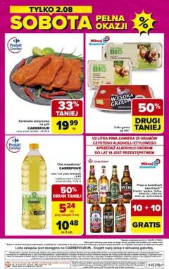 Carrefour Gazetka - Weekend promek już od czwartku od 31.07.2025 | Strona: 8 | Produkty: Karkówka wieprzowa, Grill, Olej, Jaja
