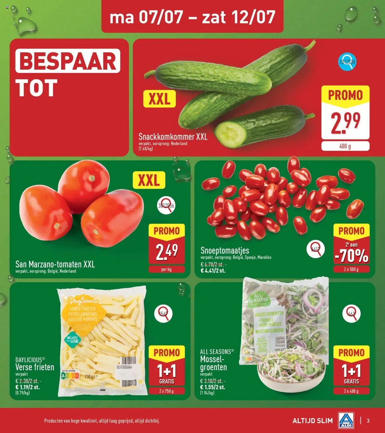  | Pagina: 3 | Producten: Groenten