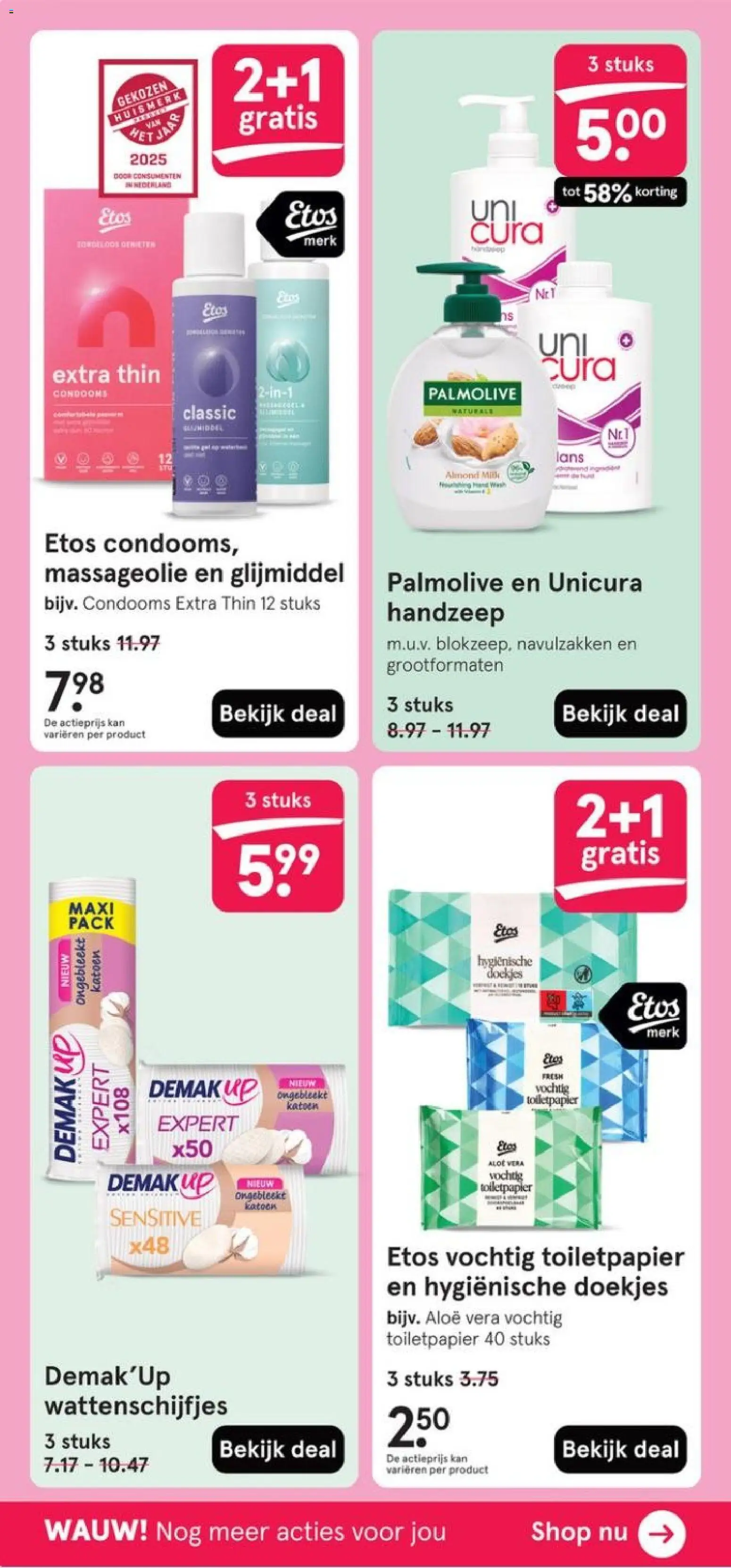 {H1} | Pagina: 28 | Producten: Ostyalap, Kan, Pads, Toiletpapier